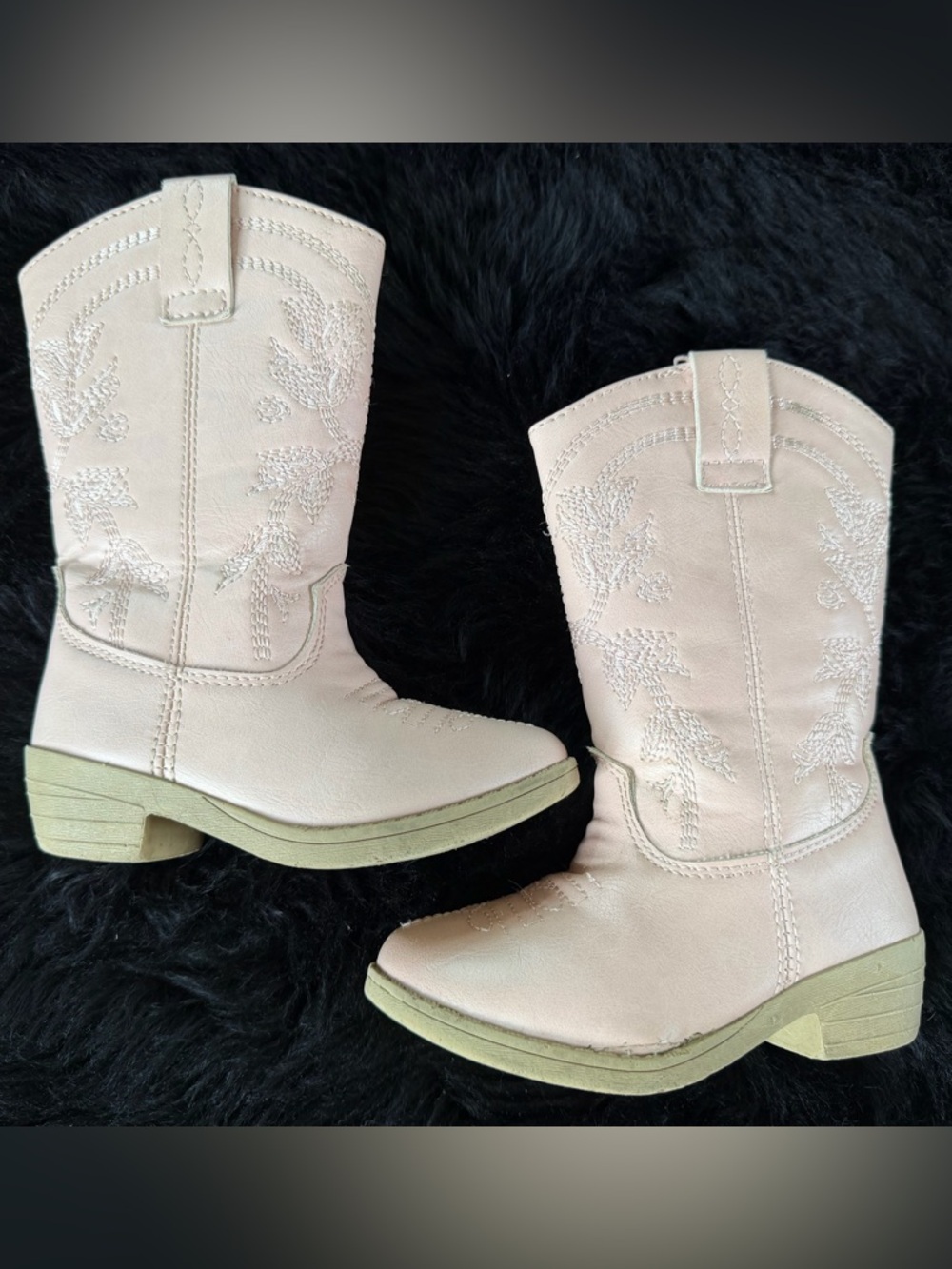 Kenzie Girl Pink Cowgirl Boots Toddler Size 6